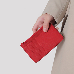 Elegante Tarjetero Personalizable Zenos de Cuero PU para Tarjetas de Crédito e Identificación, Ligero, con Cierre y Múltiples Ranuras, con Bloqueo RFID para Mujer - Product Image 6
