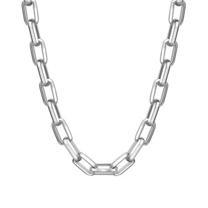 Collar de cadena de eslabones cuadrados gruesos de acero inoxidable 316L para hombre, a la moda, al por mayor - Product Image 4