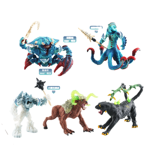 Lelewu simule <span class=keywords><strong>le</strong></span> modè<span class=keywords><strong>le</strong></span> de guerre de combat occidental crabe d'eau pieuvre monstre démon de glace homme vache en pierre panthère noire mons - Product Image 1