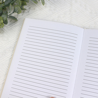 Carnet de notes personnalisé en gros avec couverture rigide en tissu, agenda annuel et mensuel non daté avec couverture en PP, style imprimé, journal intime