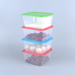 Boîtes de conservation modulaires pour préparation de <span class=keywords><strong>repas</strong></span> hermétiques en plastique, ensemble de 3 pièces (2000 ml x 3) - Product Image 3