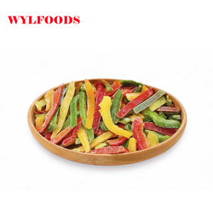 L'usine chinoise offre des bandes de poivron mélangées congelées IQF comprenant du <span class=keywords><strong>piment</strong></span> rouge doux entier Tesco prix économique du poivron - Product Image 2