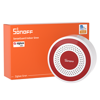Sirène intérieure Zigbee SONOFF SNZB-09P, alarme 105 dB, SenseGuard, sécurité intelligente avec batterie de secours pour la maison