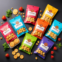 100 sachets refermables en Mylar, résistants à l'humidité, en plastique avec fermeture éclair, en aluminium, pour aliments pour bébés, chewing-gums, pommes de terre