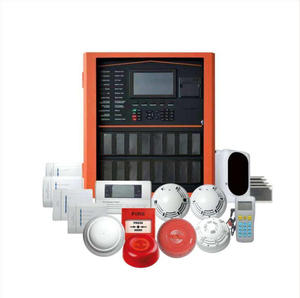 Système d'<span class=keywords><strong>alarme</strong></span> de sécurité à <span class=keywords><strong>prix</strong></span> d'usine, panneau de commande d'<span class=keywords><strong>alarme</strong></span> <span class=keywords><strong>incendie</strong></span> adressable, écran tactile filaire, AC 220V, certificat LPCB CE - Product Image 2