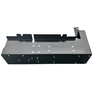 Fabrication de tôle d'acier au carbone personnalisée revêtue de poudre et découpée au laser avec procédé de pliage par estampage par soudage - Product Image 4