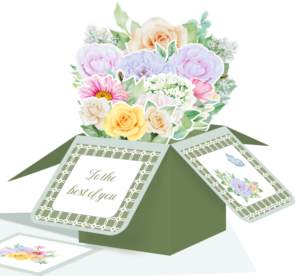 Biglietto d'Auguri 3D Creativo Pop-up per San Valentino, Design con Farfalle Colorate, Stampa Offset su Carta, Logo Personalizzato, Amore - Product Image 3