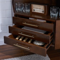 Armoire à vin d'angle pratique en bois, armoire de luxe, meilleure vente 2021