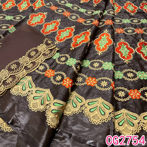 Nouveau Tissu Bazin Africain de Haute Qualité pour Robe, Bazin Riche Brodé pour Vêtement, Bazin Écologique avec Pierres, Nouvelle Arrivée - Product Image 1