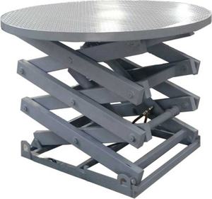 Plateforme élévatrice à ciseaux électro-hydraulique à table rotative circulaire en acier au carbone à haute teneur en manganèse certifiée CE à prix avantageux - Product Image 3