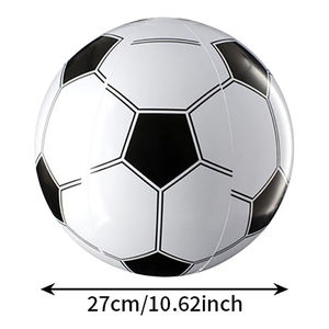 Produsen Mainan Promosi Iklan Bola Pantai Tiup PVC Kustom Bola Pantai Raksasa Bola Pantai Sepak Bola dengan logo - Product Image 4