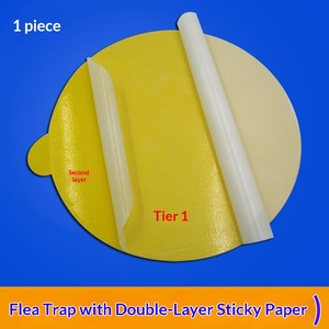 Piège à puces en carton collant double couche, solide et non toxique, pour le contrôle des puces et des mouches des puces - Product Image 5