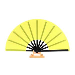 Abanico Plegable Grande Blanco Personalizado para Festivales con Logotipo, 13 Pulgadas - Product Image 6