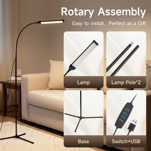 Nordic Led <strong>Floor</strong> <strong>Lamp</strong> 3 Lighting Modes Dimmable Disk Base <strong>Floor</strong> <strong>Lamps</strong> Home Decor <strong>Tripod</strong> Base Luxury Standing <strong>Lamp</strong>/<strong>Floor</strong> Light - Product Image 2