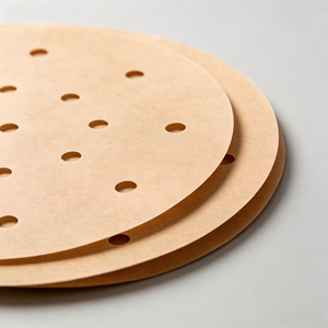 กระดาษรองนึ่งสีขาวแบบมีรูพรุน กระดาษซิลิโคนกันไขมันสองด้าน สำหรับร้านอาหารและจัดเลี้ยง - Product Image 6