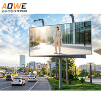 Pantalla LED de Pared para Exteriores a Todo Color, Doble Cara, con Clasificación IP65, Paneles LED SMD a Todo Color para Publicidad