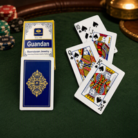 Cartes à jouer en papier Guandan personnalisées |   Marque Baoruiyuan |   Jeu de cartes de poker OEM ODM, boîte en papier durable et écologique, portable, pour usage familial