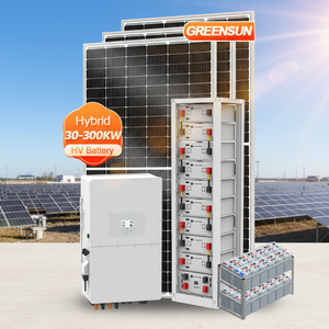ระบบชุดโซลาร์เซลล์สำเร็จรูปสำหรับบ้าน 5KW-100KW MPPT แบตเตอรี่ลิเธียม-ไอออน/ตะกั่ว-กรด อายุการใช้งาน 25 ปี ระบบกักเก็บพลังงานแบบไฮบริดเชื่อมต่อกับระบบไฟฟ้า - Product Image 3