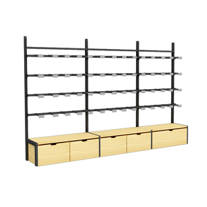 Estante de exhibición de aperitivos personalizado, soporte de exhibición de tuercas con marco de madera para supermercado - Product Image 6