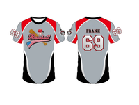 Camiseta de poliéster lisa personalizada UPF50+ para sublimación, ideal para equipos deportivos, escolares o de pesca, con MOQ bajo, directamente de fábrica de la Feria de Cantón.