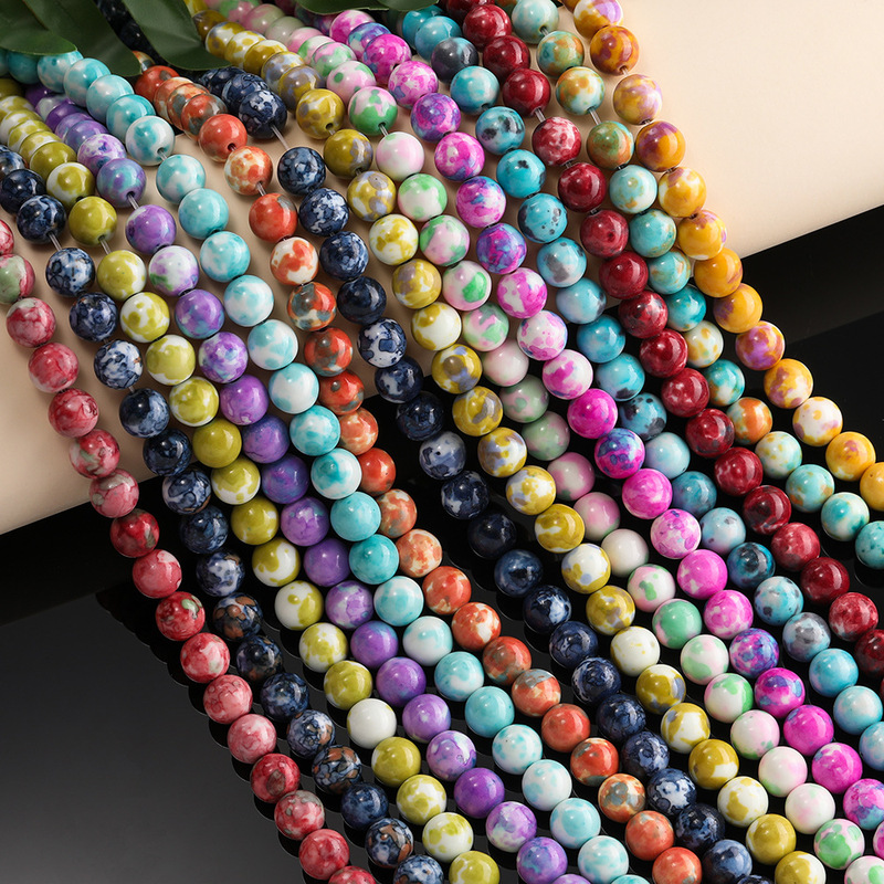Semi Precious Handmade 4mm Stone Beads