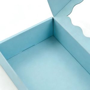 Scatole Personalizzate Blu Stile Aeroplano con Finestra, Ideali per Confezionare Pasticcini, <span class=keywords><strong>Biscotti</strong></span>, Torte e Altri Prodotti da Forno - Product Image 5