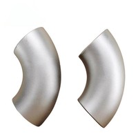 Raccord de tuyauterie à souder bout à bout en acier inoxydable 304 316L, coudes à 45, 90, 180 degrés, LR SR, taille personnalisée, directement de l'usine