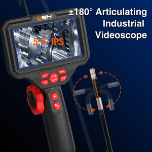 Qbh nội soi Máy ảnh 5 "IPS màn hình kỹ thuật số công nghiệp borescope, 1080p nội soi không thấm nước linh hoạt thăm dò borescope máy ảnh - Product Image 1