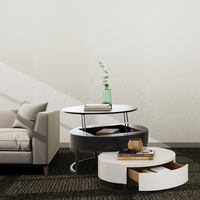 Table basse en marbre, Design en acier, ensemble de meubles de salon en métal nordique, table basse en marbre de luxe moderne