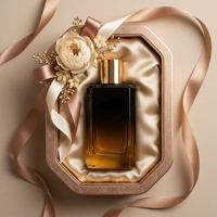 Fabricant de flacons de parfum en verre brun dégradé de qualité supérieure, 30 ml, 50 ml, 100 ml, flacon de parfum vintage avec boîte