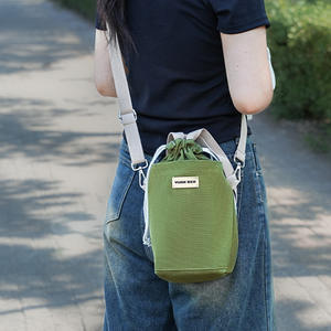 Vuan Ben Water Bottle <b>Bag</b> <b>Crossbody</b> <b>Bag</b> 21L Below <b>Waterproof</b> Outdoor Sports Unisex Detachable Strap Solid Color - Product Image 4