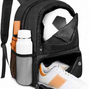Sac à dos de sport personnalisé avec logo pour équipe de fitness, sac à dos de basketball, sac à dos de football décontracté pour jeunes avec compartiment pour ballon et sac à chaussures de sport - Product Image 4