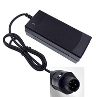 Chargeur de vélo électrique 42V 2A pour batterie au lithium Stella 36V, scooter, fauteuil roulant, chariot élévateur, connecteur rond Phylion 5 broches