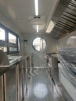 Custom 16 Ft Mobiele Bloemenwinkel Fruit Food Truck Food Catering Truck Aanhanger Food Kar Met Volledige Keuken