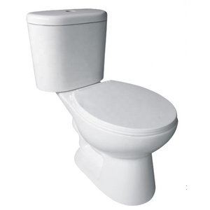WC Mingliu OEM con scarico a S da 305 mm, in ceramica bianca, sifonico, moderno, a due pezzi, con vaso allungato e doppio scarico - Product Image 3