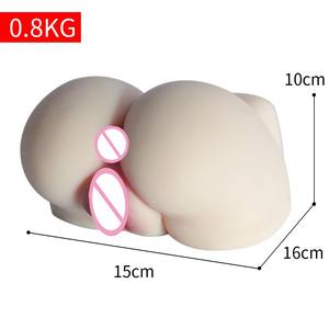 ตุ๊กตายางผู้ใหญ่รูปร่างสะโพกใหญ่สมจริง - ช่องคลอดเสมือนจริงสำหรับผู้ชาย ใช้ซ้ำได้ ทำความสะอาดง่าย รุ่น Pear - Product Image 5