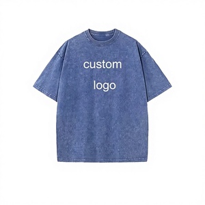 เสื้อยืดโอเวอร์ไซส์ผู้ชาย พิมพ์ลายโลโก้ตามสั่ง ผ้าฝ้าย 100% แขนสั้น คอกลม สีพื้น ผ้าเจอร์ซีย์ พิมพ์ลายด้านหน้า - Product Image 1