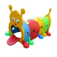 ELF Caterpillar Cartoon Kids Play Tunnel, Pre-school Tube