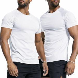 T-shirt de compression OEM pour hommes, hauts de sport pour hommes, t-shirts de sport de gym, t-shirts athlétiques extensibles, respirants, personnalisés, à séchage rapide - Product Image 5