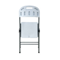 Chaise pliante en plastique durable pour toutes les occasions, design pliable résistant aux intempéries pour la maison, le bureau et les aventures en plein air