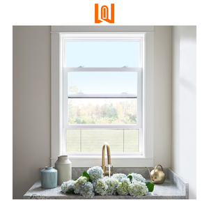 Chống Tùy Chỉnh Kích Thước Đôi Kính Cửa Sổ PVC Duy Nhất Treo Cửa Sổ Bền Vinyl Cửa Sổ - Product Image 5