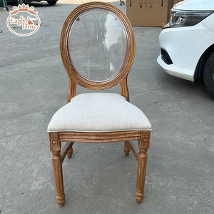 Offre Spéciale Pas Cher Prix Ovale Retour Meubles De Noce Événement Hôtel À Manger Louis Xv Chaise Style Barroco - Product Image 3