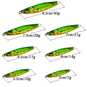 Señuelo de metal <span class=keywords><strong>IMA</strong></span> Printed Zander de 40g, cebo artificial duro de lanzamiento largo para pesca en agua dulce y marina, señuelo de plomo con hoja deslizante. - Product Image 3