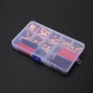 Terminales de Anillo para Ingeniería Química 685 de Latón, Estilo Europeo, Juego de 120 Terminales de Ojo de Pescado en Caja - Product Image 1