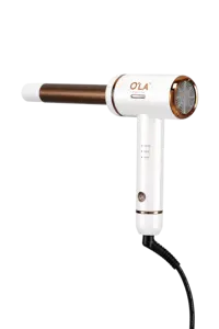 O'LA Fast Styling Curling Wand With Cool Air Curling Iron PTC Hair Curler With Cool Shot