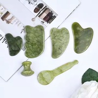 Peigne en jade naturel, planche de massage Gua Sha, outil de raclage corporel, raclage de la peau du visage, grattoir pour la tête, outil de beauté