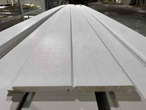 Customized Shiplap Board Radiata Pine <b>White</b> Wall Panel Nickel Gap Wood Wall Panels Pre-finished Shiplap Wall Plank - Product Image 4