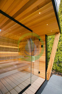 Традиционная деревянная сауна с кубиками красного кедра - Product Image 4