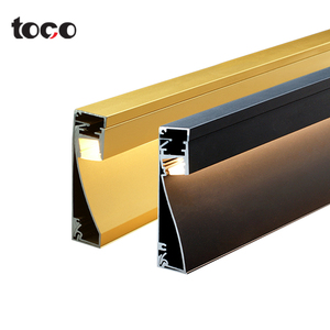 Plinthes en aluminium LED personnalisées de haute qualité TOCO avec profilé en aluminium éclairé pour le revêtement de sol - Product Image 1