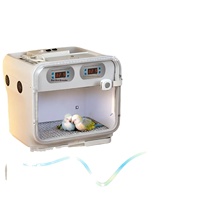 Incubateur pour oiseaux Parrot, couveuse chauffée par ventilateur, température constante, soin hivernal, design compact pour jeunes poussins, calopsittes et autres oiseaux